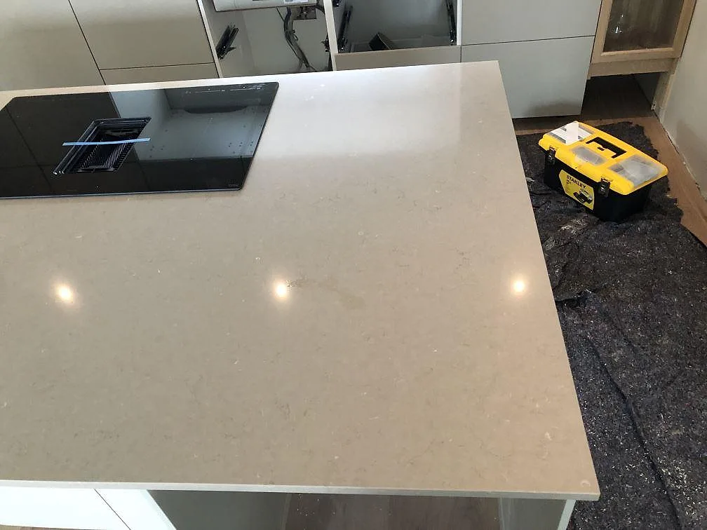 Køkkenbordplade i Silestone Coral Clay, Sölvesborg – billede 3