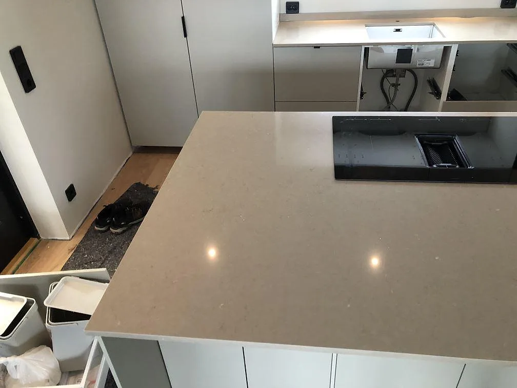 Køkkenbordplade i Silestone Coral Clay, Sölvesborg – billede 7