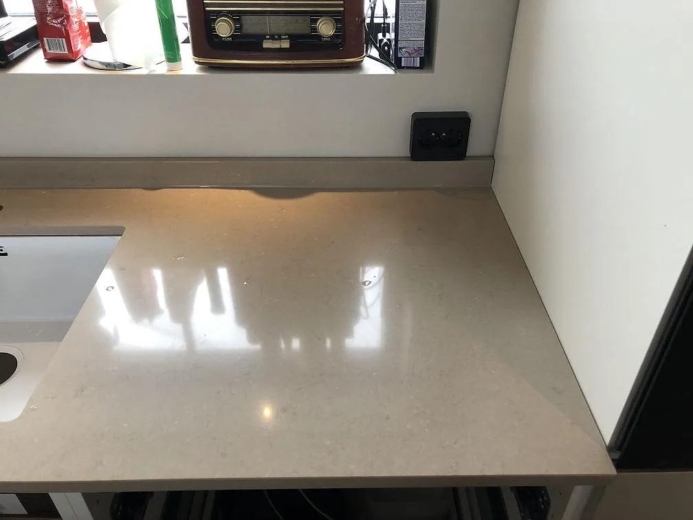 Køkkenbordplade i Silestone Coral Clay, Sölvesborg – billede 5