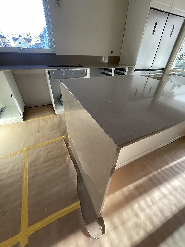Køkkenbordplade i Silestone Coral Clay, Sölvesborg – billede 5