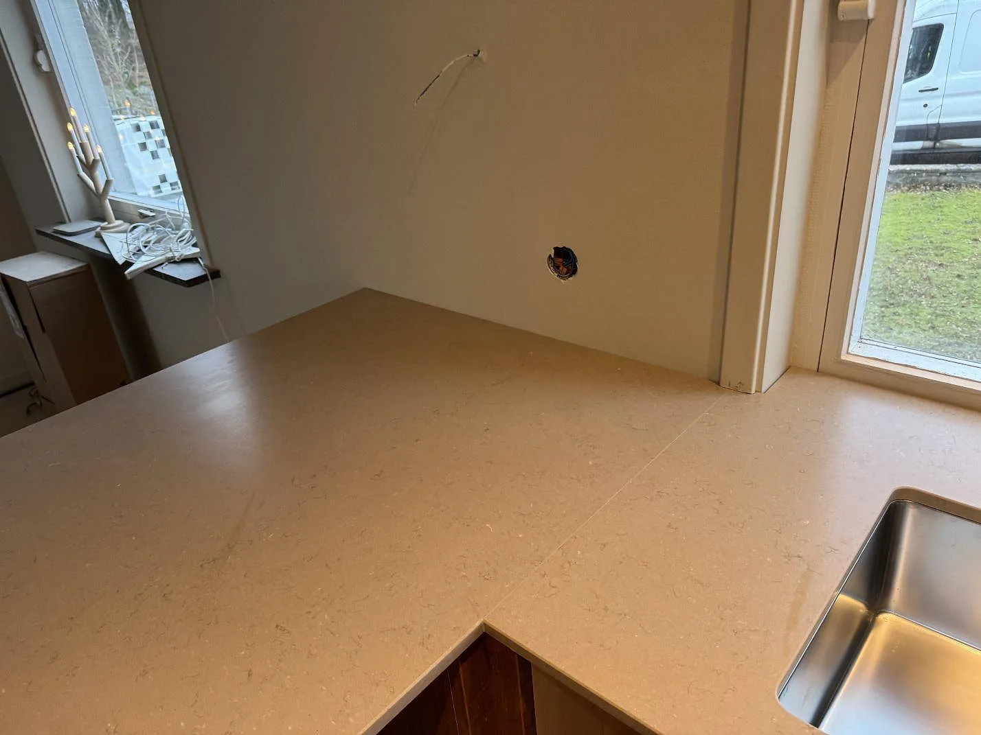 Køkkenbordplade i Silestone Coral Clay, Sösdala – billede 7