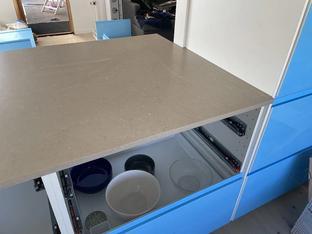 Køkkenbordplade i Silestone Coral Clay, Staffanstorp – billede 4