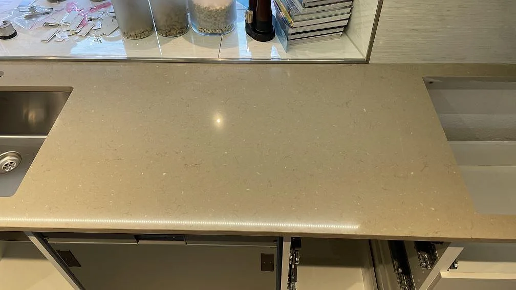Køkkenbordplade i Silestone Coral Clay, Staffanstorp – billede 3