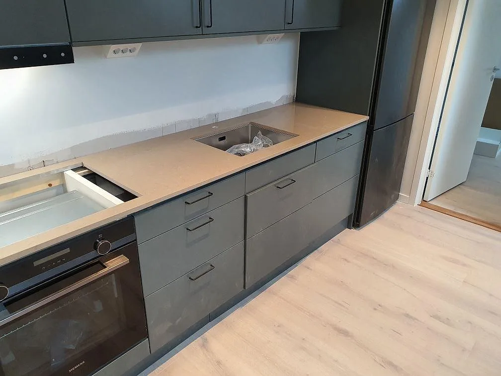 Køkkenbordplade i Silestone Coral Clay, Stockholm – billede 2
