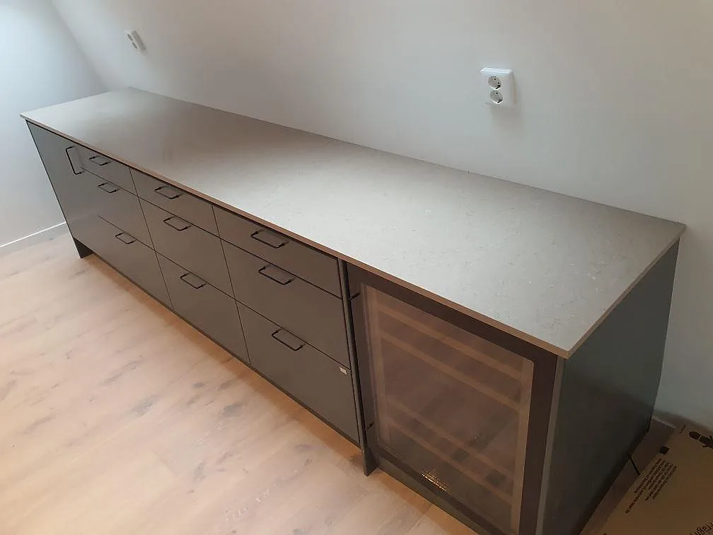 Køkkenbordplade i Silestone Coral Clay, Stockholm