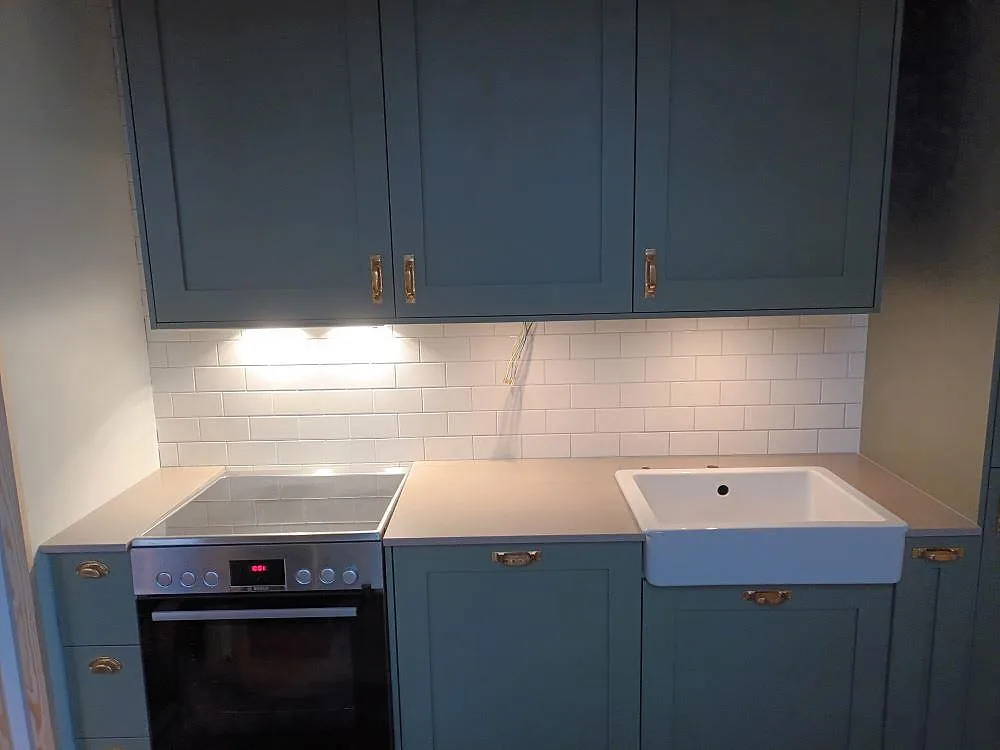 Køkkenbordplade i Silestone Coral Clay, Stockholm