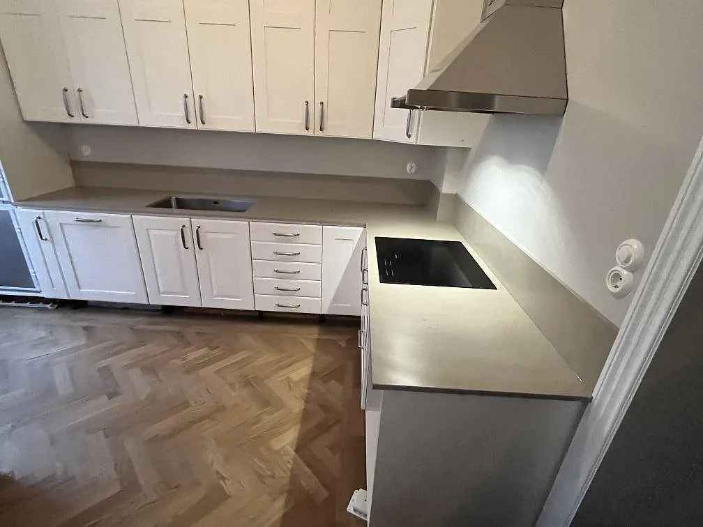 Køkkenbordplade i Silestone Coral Clay, Stockholm