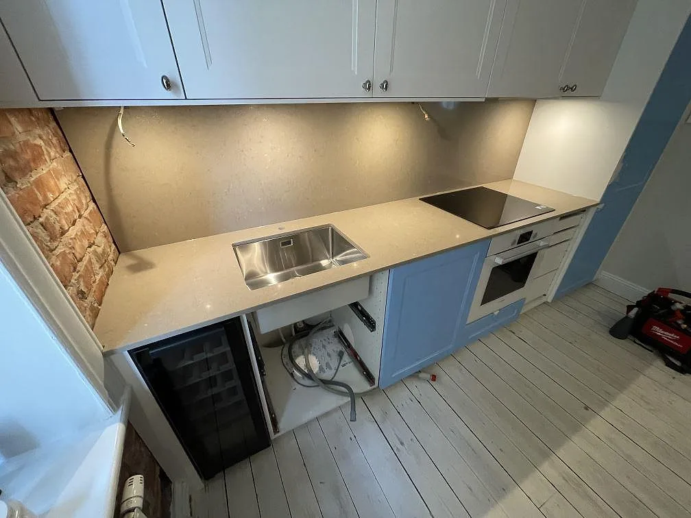 Køkkenbordplade i Silestone Coral Clay, Stockholm – billede 2