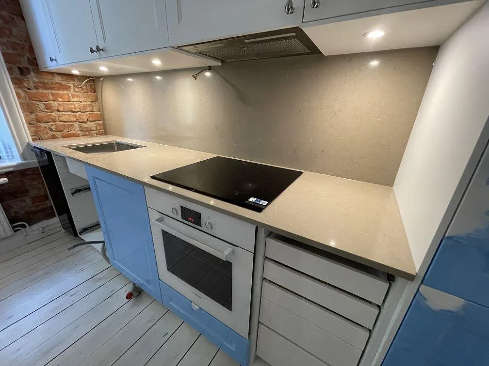 Køkkenbordplade i Silestone Coral Clay, Stockholm – billede 3