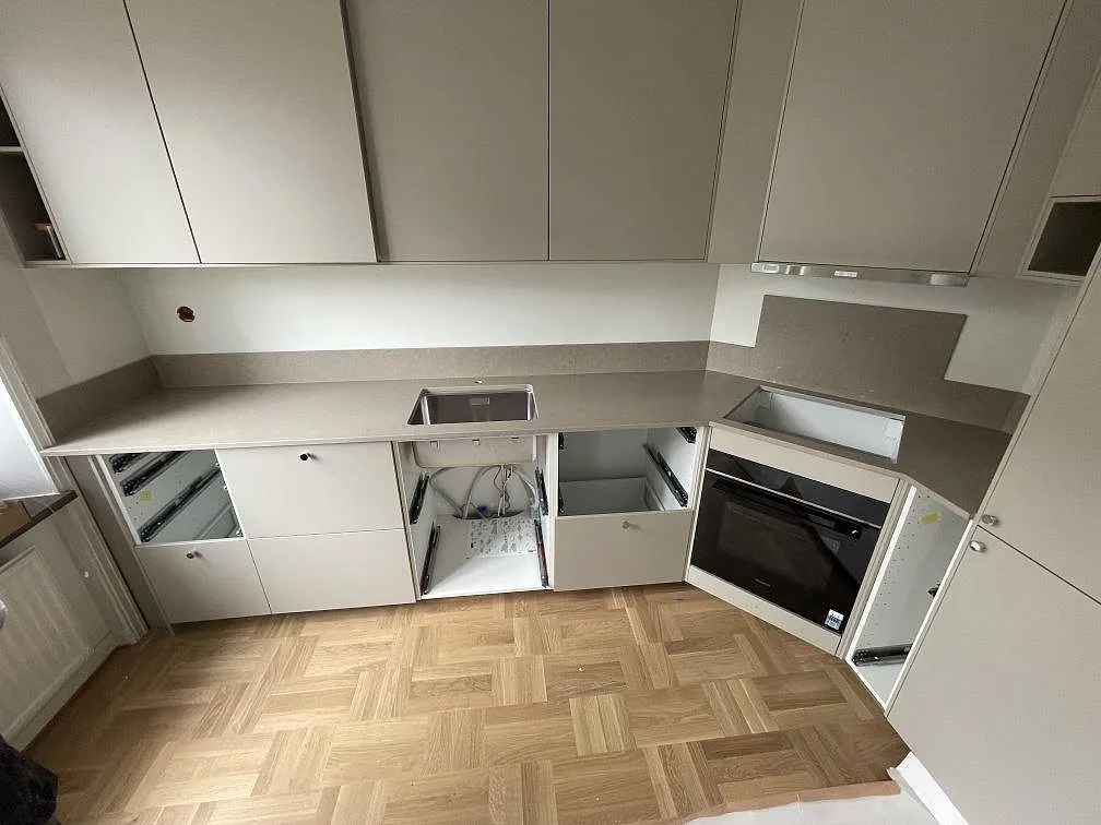 Køkkenbordplade i Silestone Coral Clay, Stockholm – billede 4