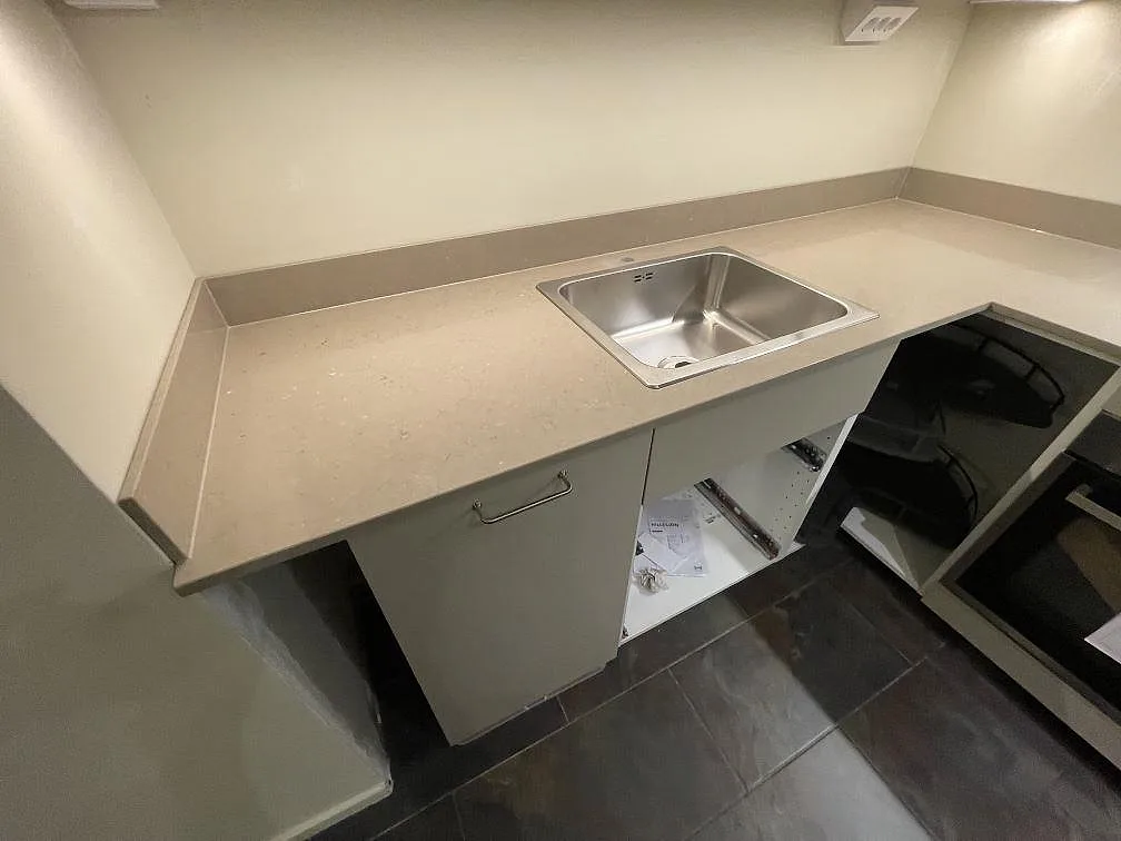 Køkkenbordplade i Silestone Coral Clay, Stockholm – billede 2