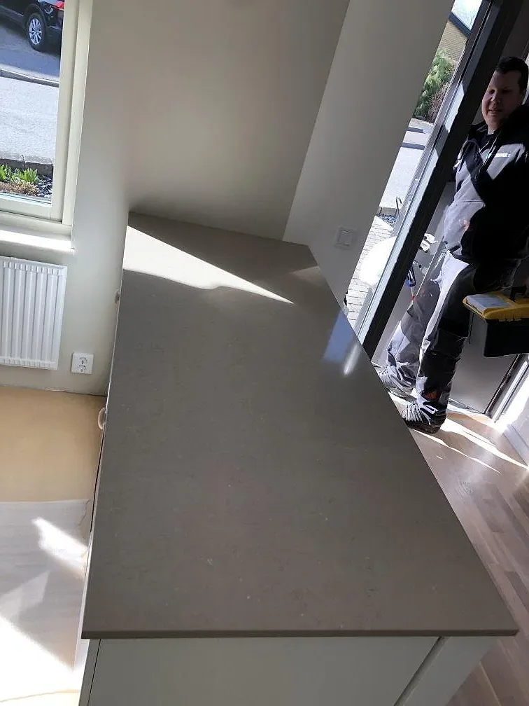Køkkenbordplade i Silestone Coral Clay, Trelleborg – billede 6