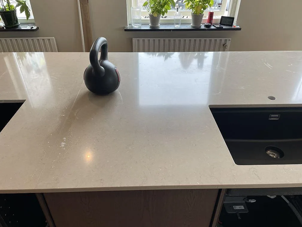 Køkkenbordplade i Silestone Coral Clay, Trelleborg – billede 4