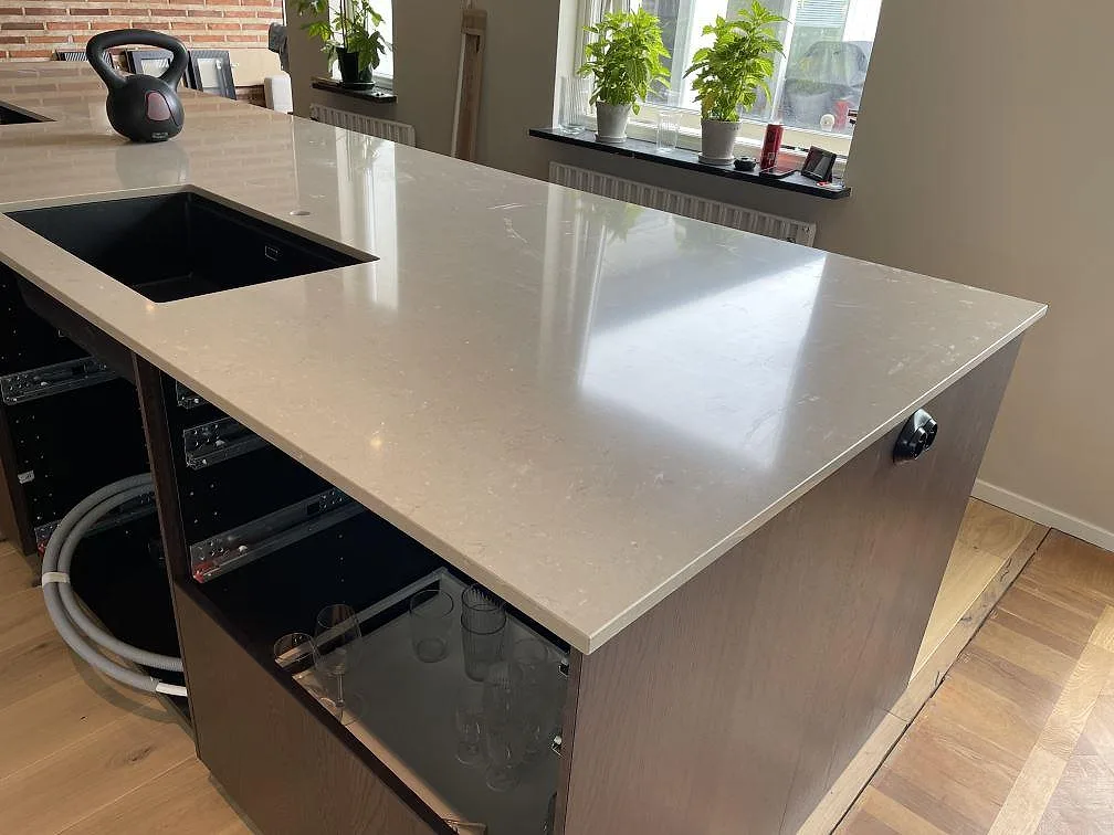Køkkenbordplade i Silestone Coral Clay, Trelleborg – billede 3