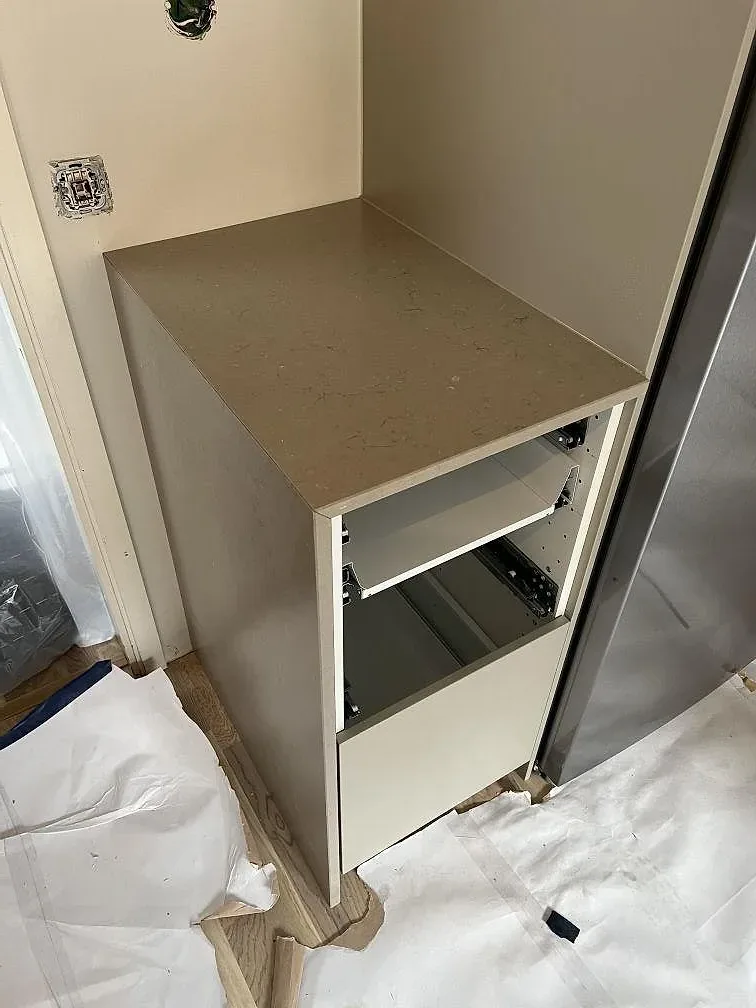 Køkkenbordplade i Silestone Coral Clay, Tyresö – billede 2