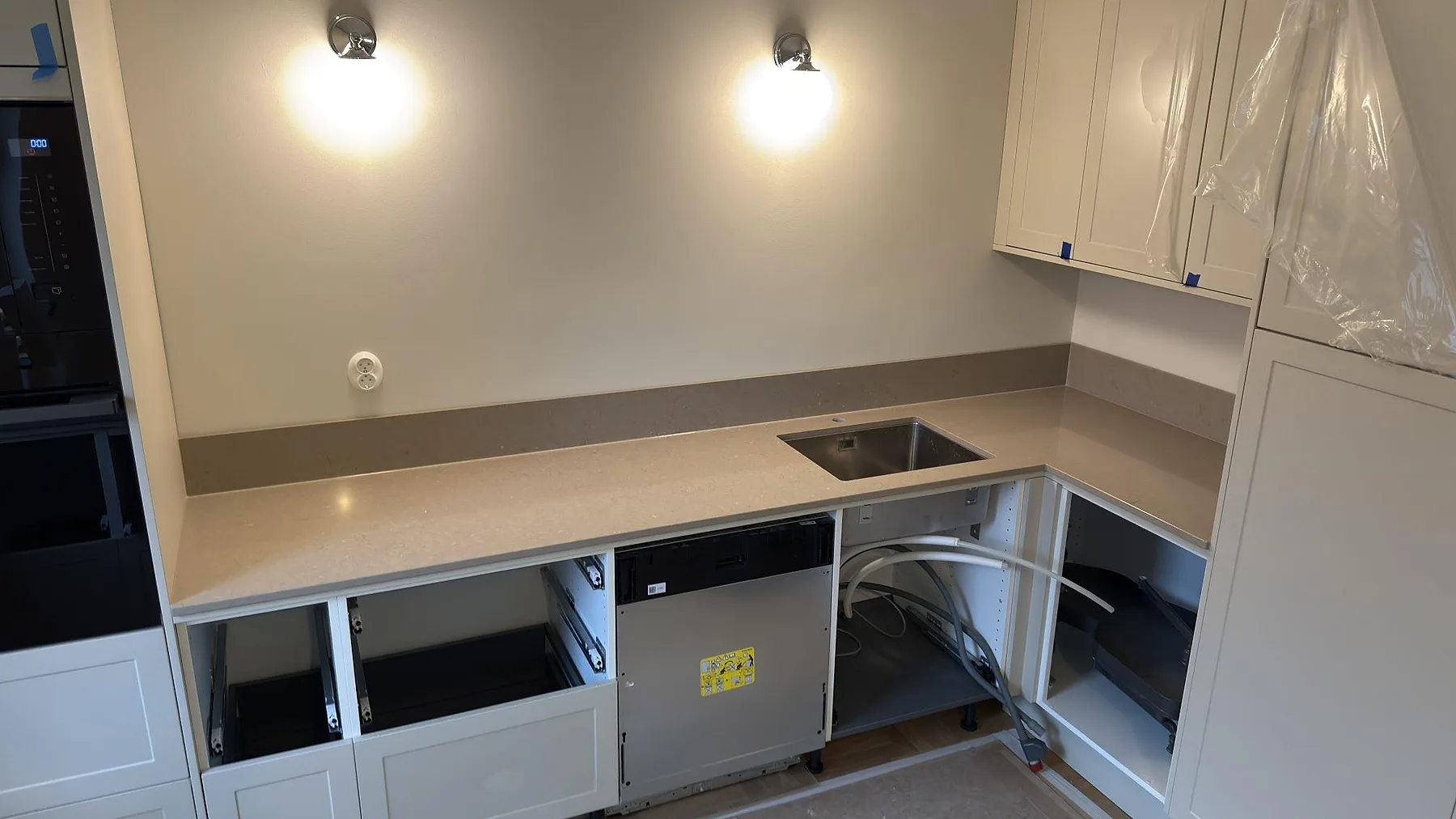 Køkkenbordplade i Silestone Coral Clay, Uppsala – billede 3