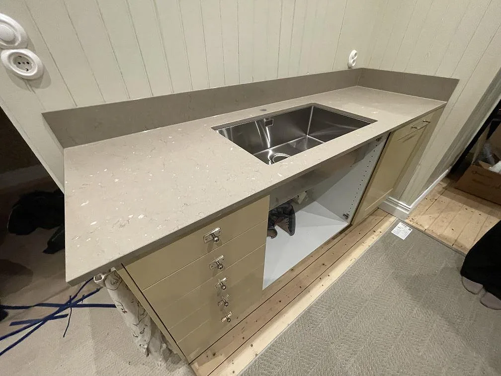 Køkkenbordplade i Silestone Coral Clay, Västerås – billede 8