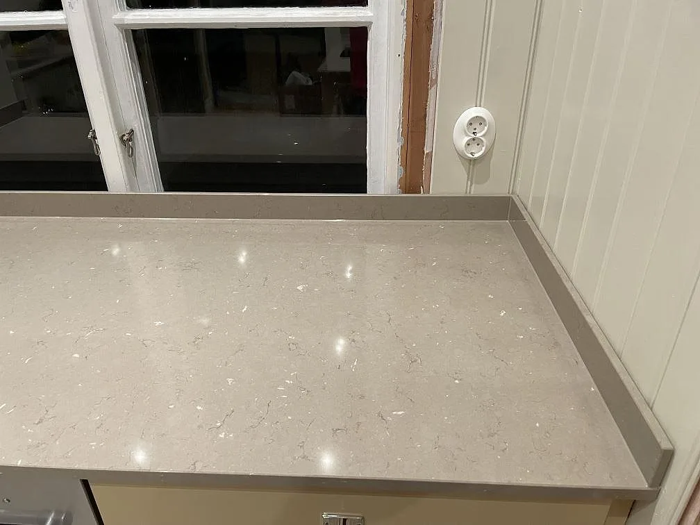 Køkkenbordplade i Silestone Coral Clay, Västerås – billede 4