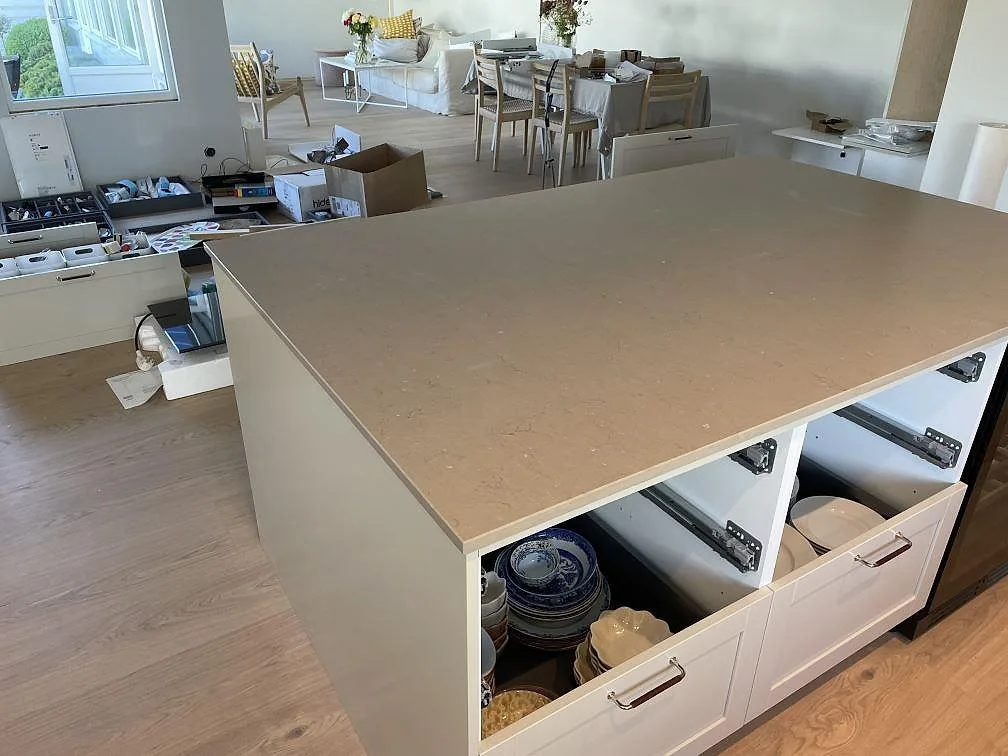 Køkkenbordplade i Silestone Coral Clay, Västra Frölunda – billede 2