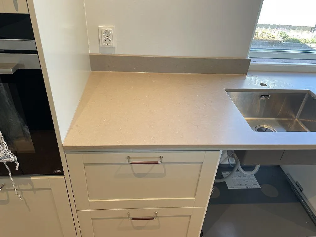 Køkkenbordplade i Silestone Coral Clay, Västra Frölunda – billede 6