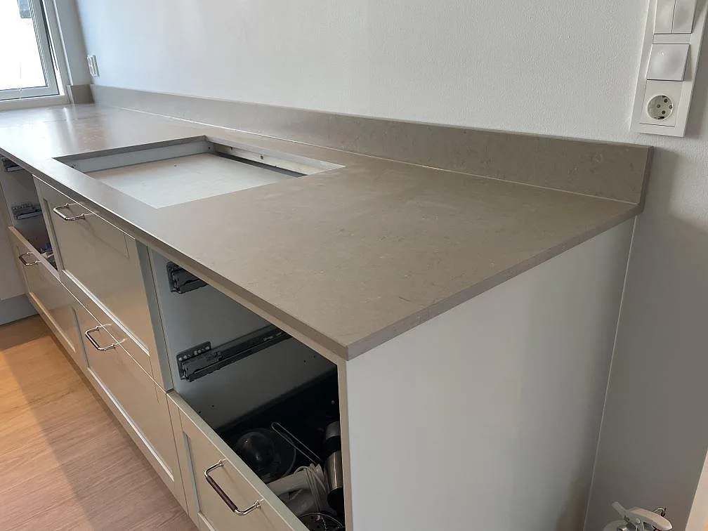 Køkkenbordplade i Silestone Coral Clay, Västra Frölunda – billede 5