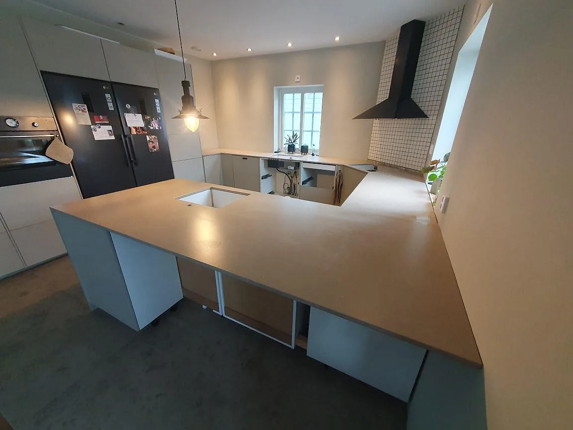 Køkkenbordplade i Silestone Coral Clay, Vallentuna – billede 2