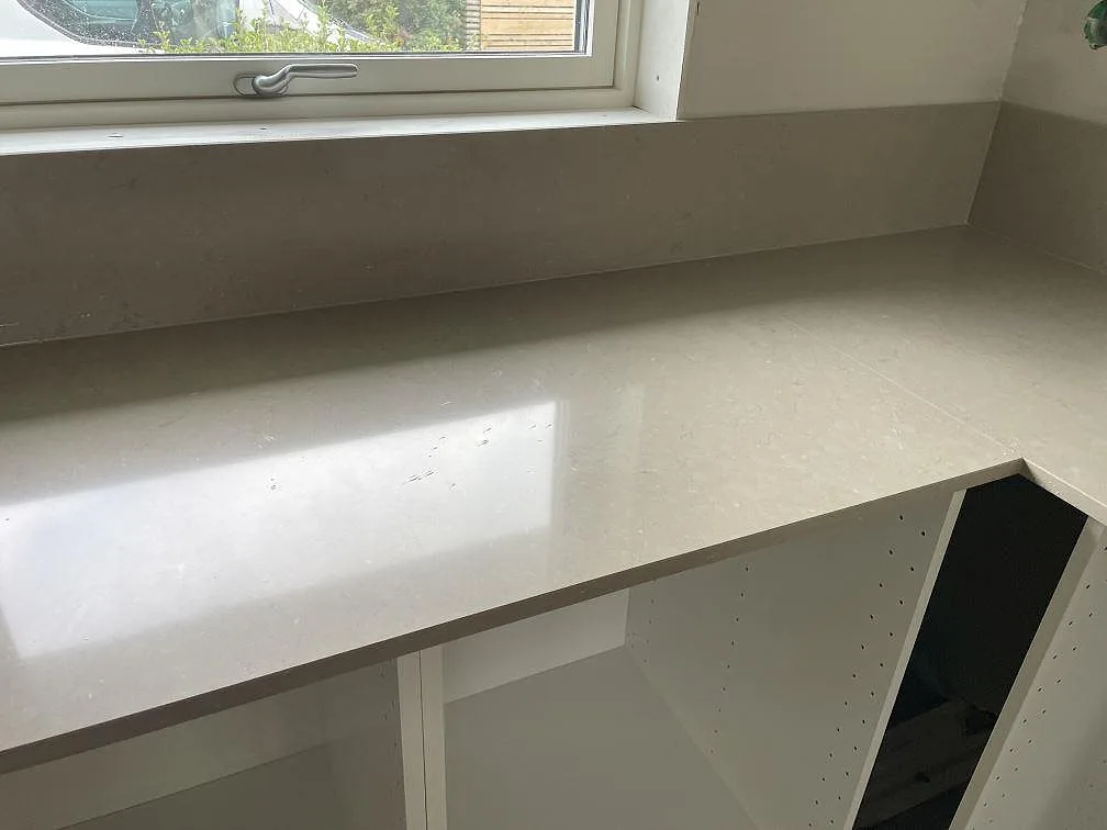 Køkkenbordplade i Silestone Coral Clay, Varberg – billede 7