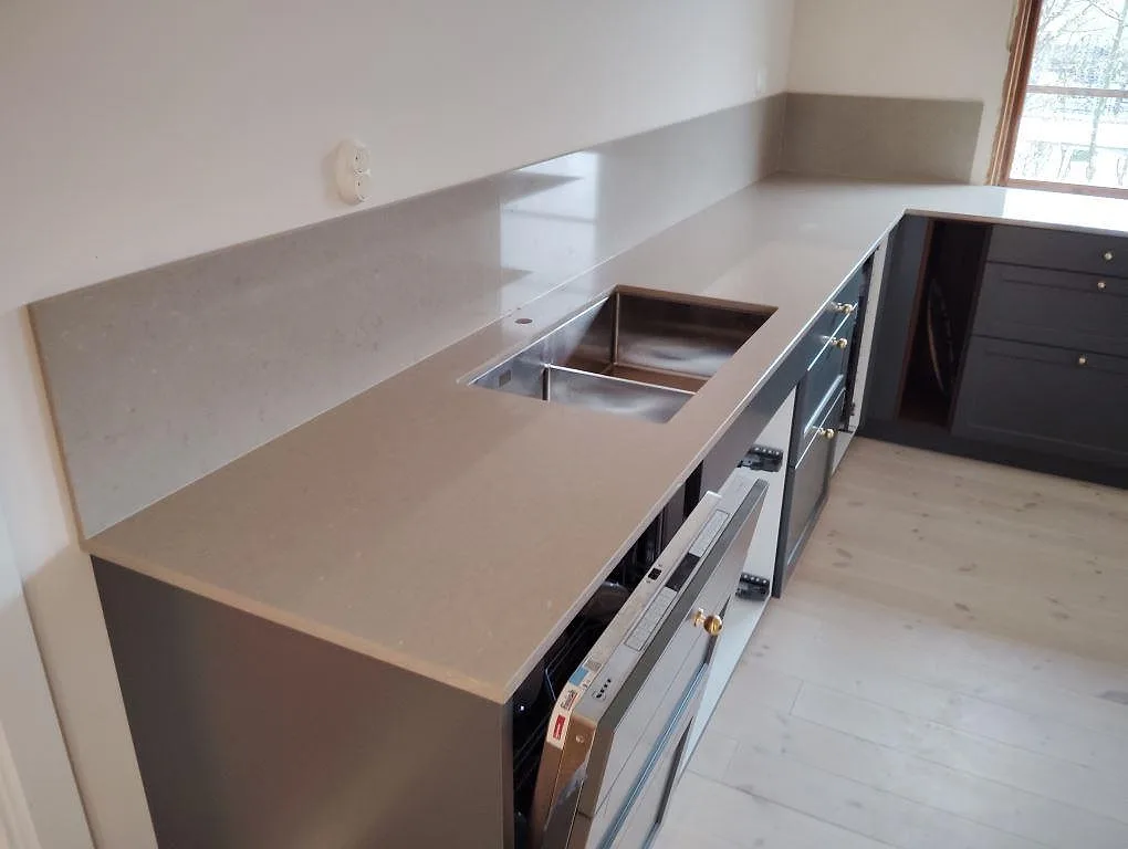 Køkkenbordplade i Silestone Coral Clay, Vega – billede 3