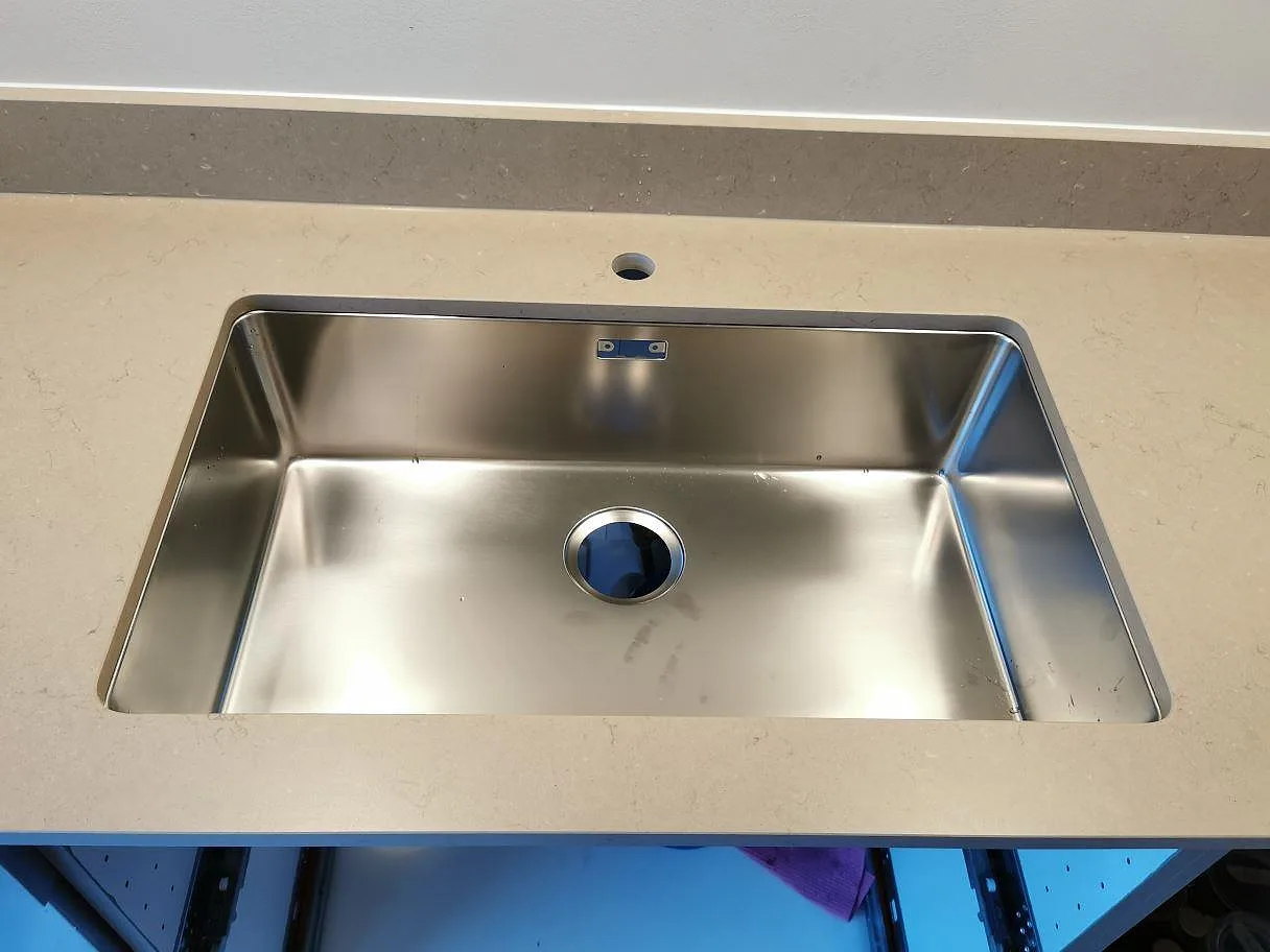 Køkkenbordplade i Silestone Coral Clay, Vejbystrand – billede 4