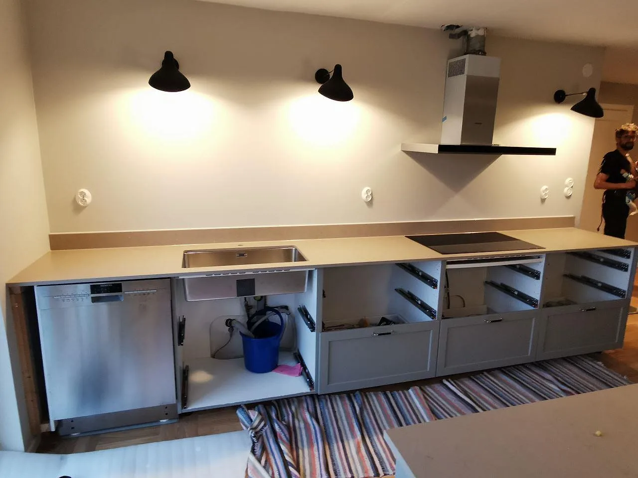 Køkkenbordplade i Silestone Coral Clay, Vejbystrand
