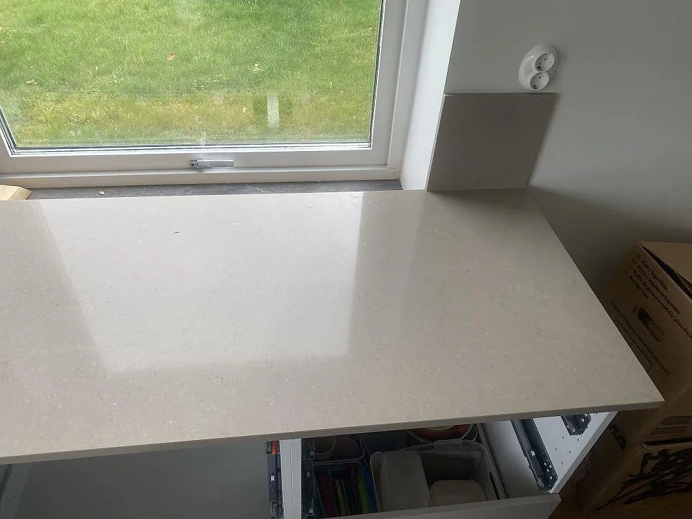 Køkkenbordplade i Silestone Coral Clay, Vellinge – billede 5