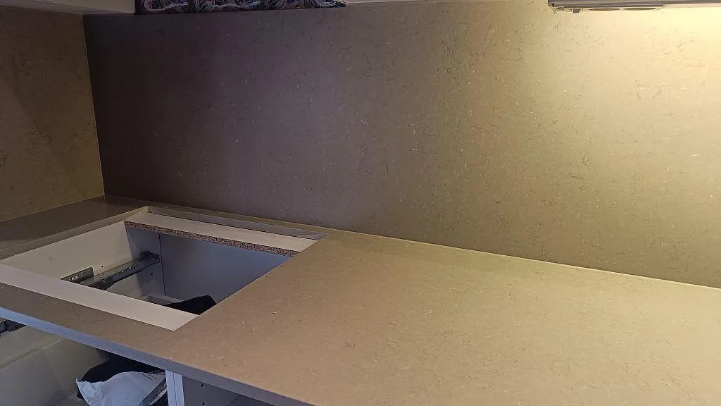 Køkkenbordplade i Silestone Coral Clay, Ystad – billede 7