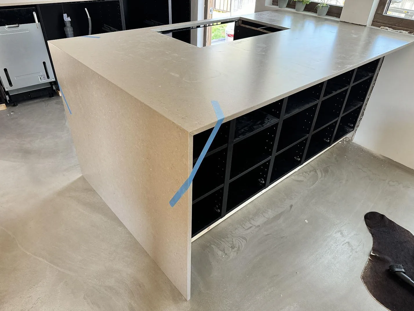 Køkkenbordplade i Silestone Coral Clay, Ystad – billede 3