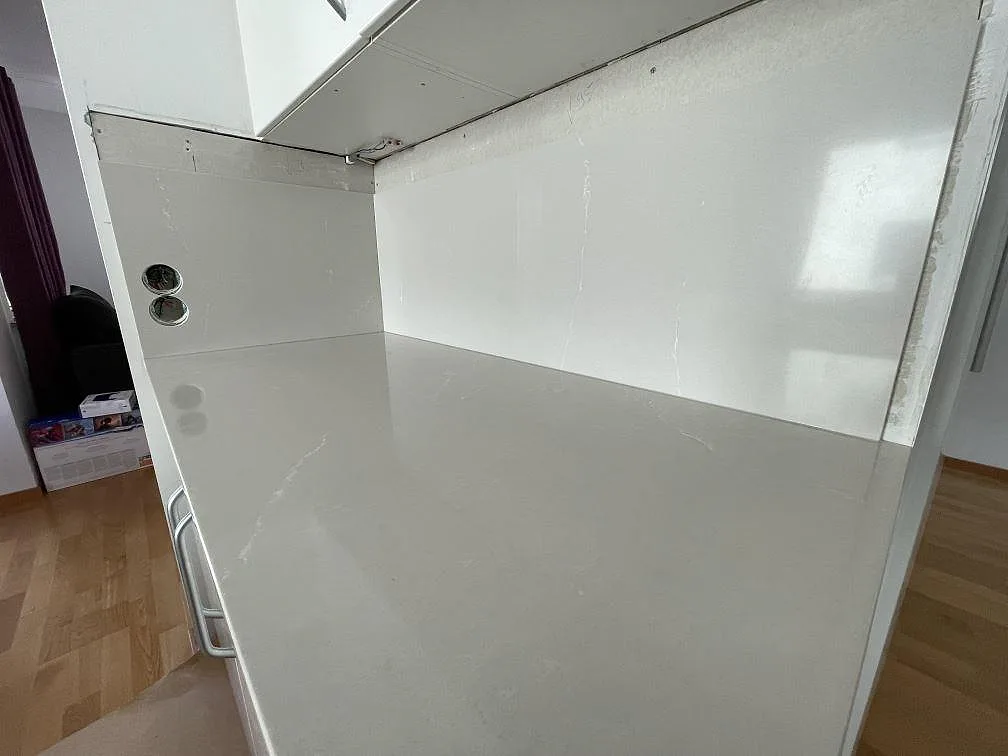 Køkkenbordplade i Silestone Desert Silver, Eskilstuna – billede 5