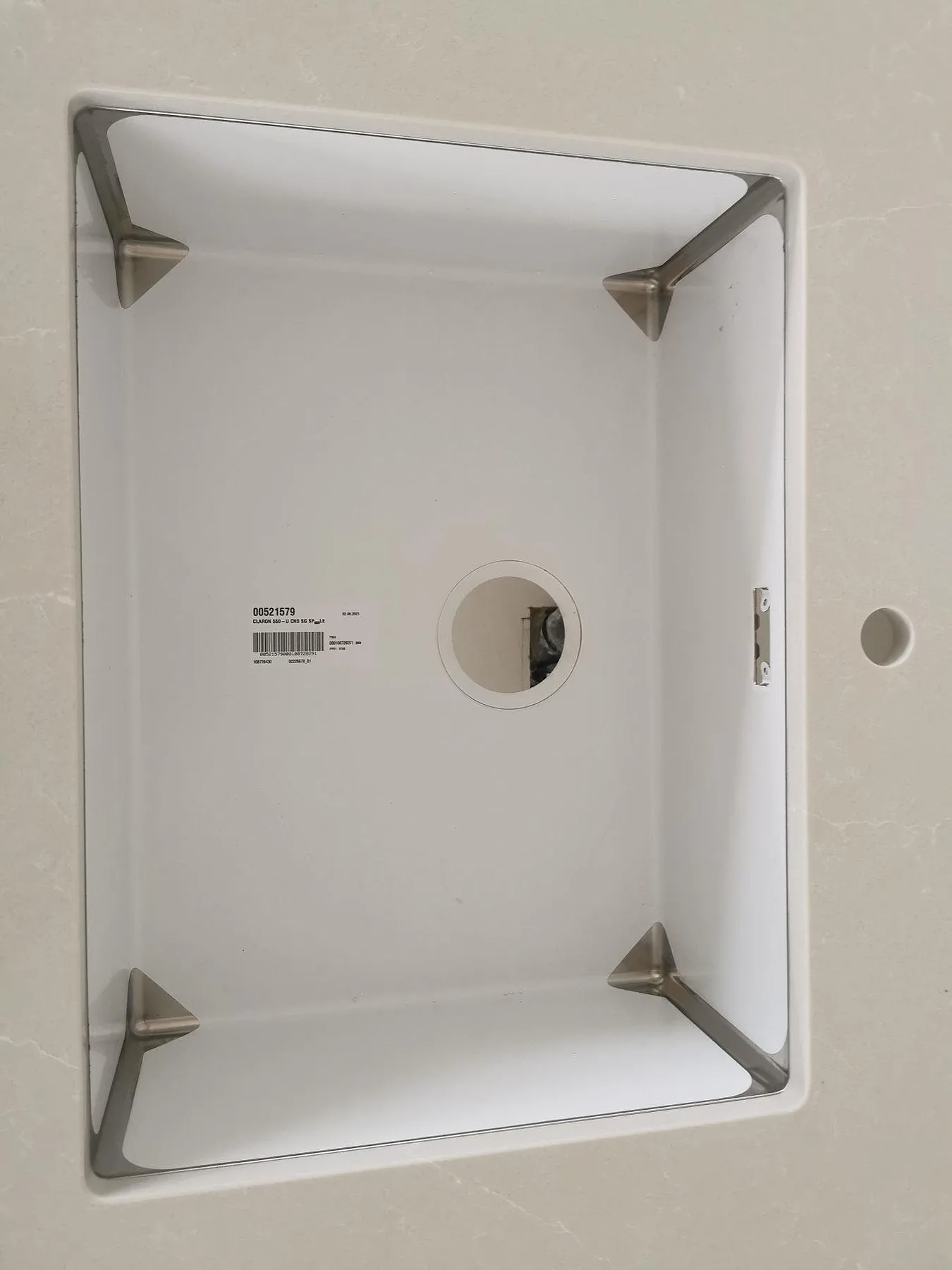 Køkkenbordplade i Silestone Desert Silver, Helsingborg