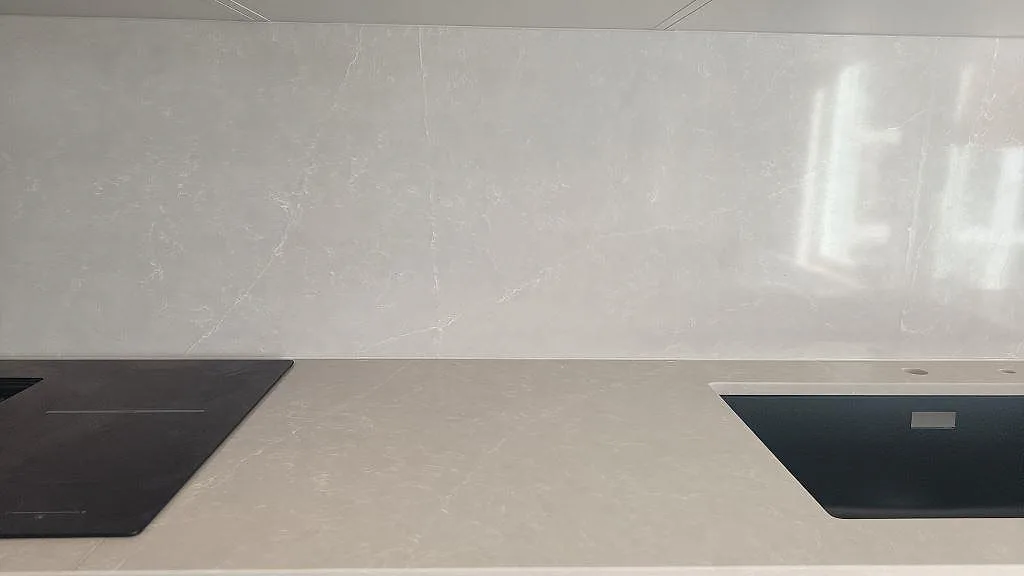 Køkkenbordplade i Silestone Desert Silver, Helsingborg – billede 6