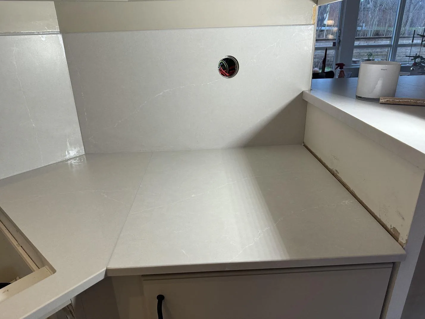 Køkkenbordplade i Silestone Desert Silver, Hovås – billede 6