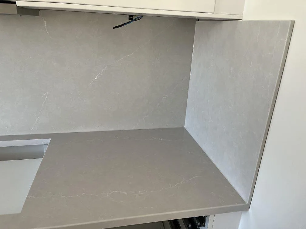Køkkenbordplade i Silestone Desert Silver, Jönköping – billede 8