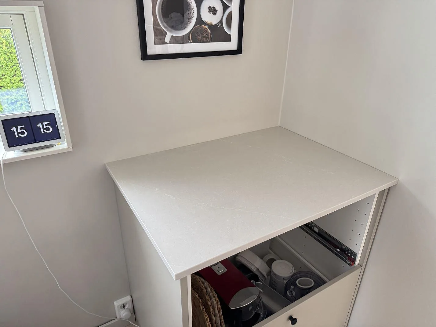 Køkkenbordplade i Silestone Desert Silver, Karlskrona – billede 8