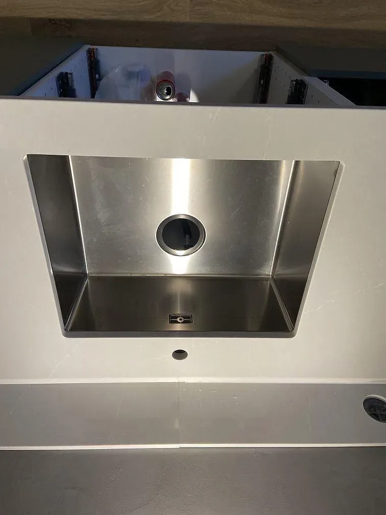Køkkenbordplade i Silestone Desert Silver, Malmö – billede 2