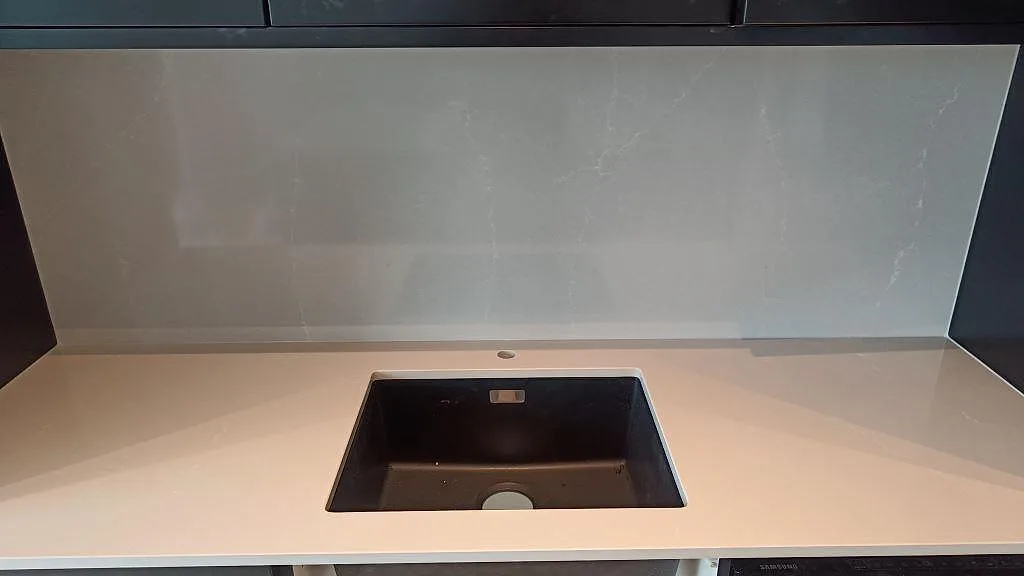 Køkkenbordplade i Silestone Desert Silver, malmö – billede 6