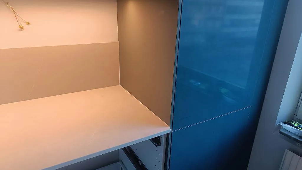 Køkkenbordplade i Silestone Desert Silver, Malmö – billede 7