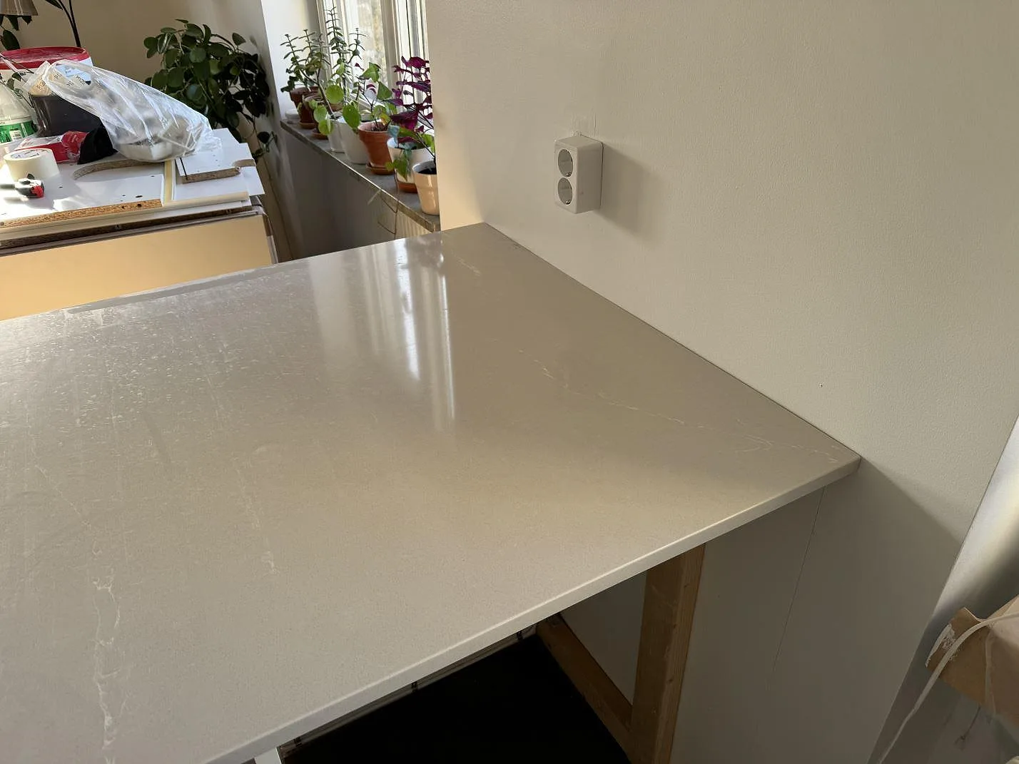 Køkkenbordplade i Silestone Desert Silver, Malmö – billede 8
