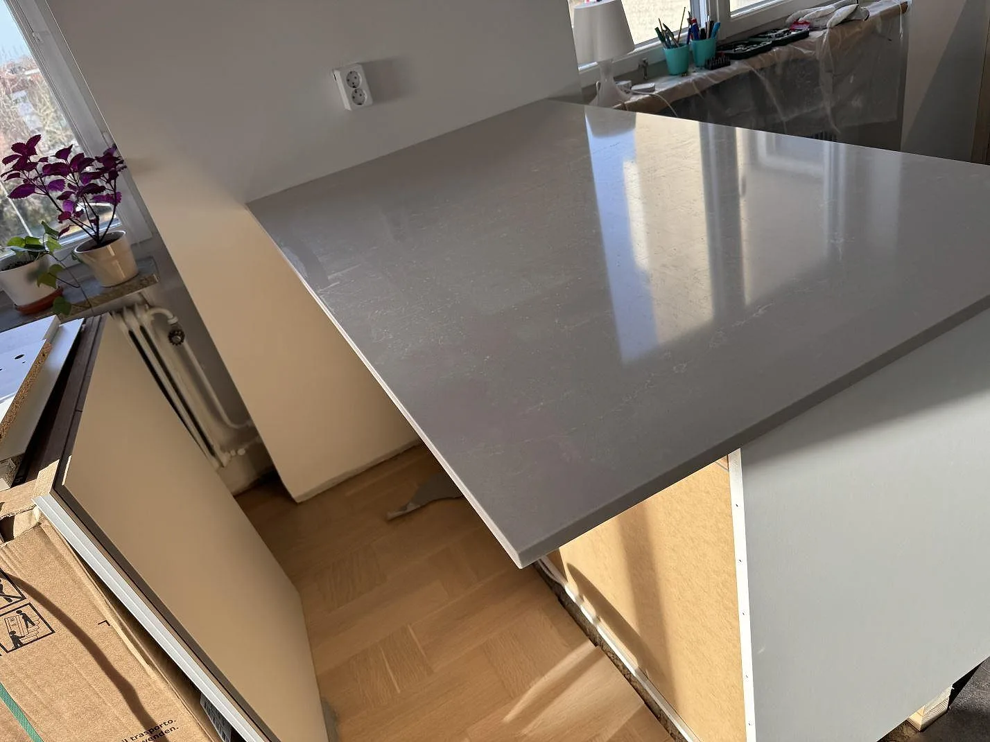 Køkkenbordplade i Silestone Desert Silver, Malmö – billede 7