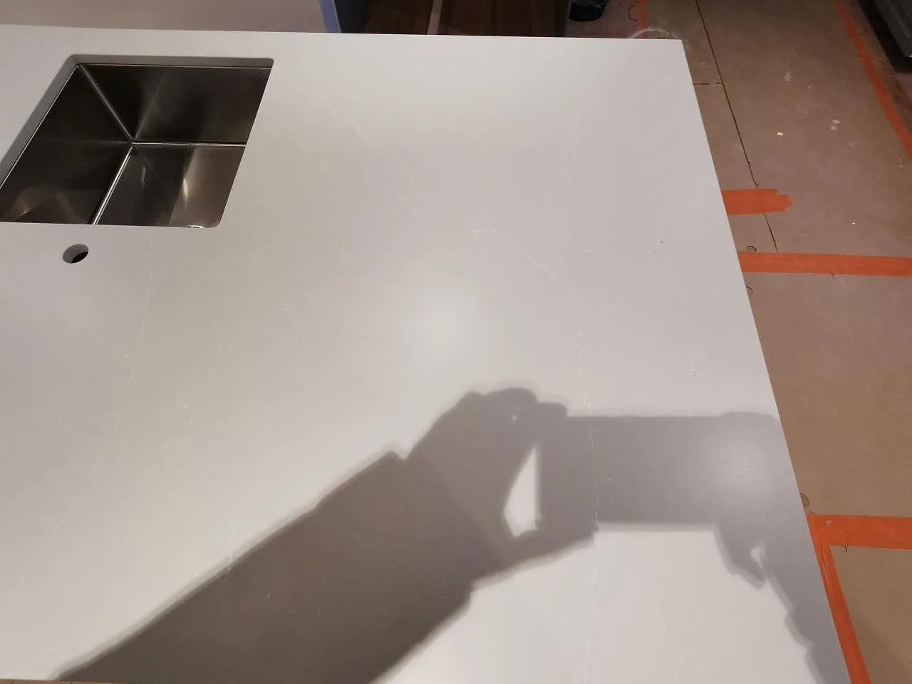 Køkkenbordplade i Silestone Desert Silver, Skivarp – billede 5