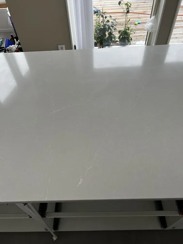Køkkenbordplade i Silestone Desert Silver, Svedala – billede 6