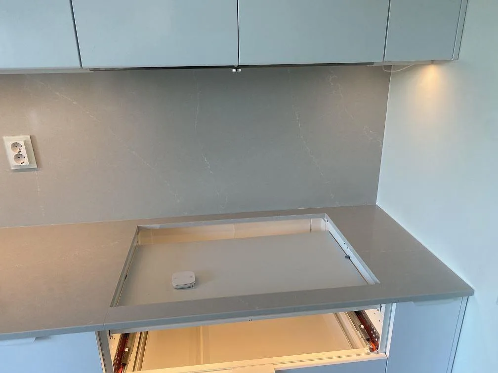 Køkkenbordplade i Silestone Desert Silver, Tygelsjö – billede 7