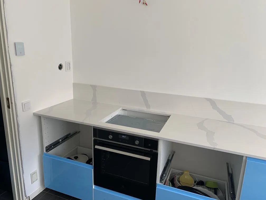 Køkkenbordplade i Silestone Eternal Calacatta Classic, Svedala – billede 4