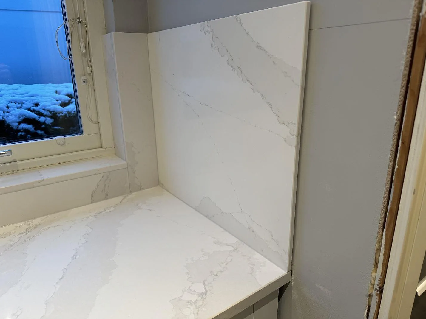 Køkkenbordplade i Silestone Eternal Calacatta Gold, Bunkeflostrand – billede 5