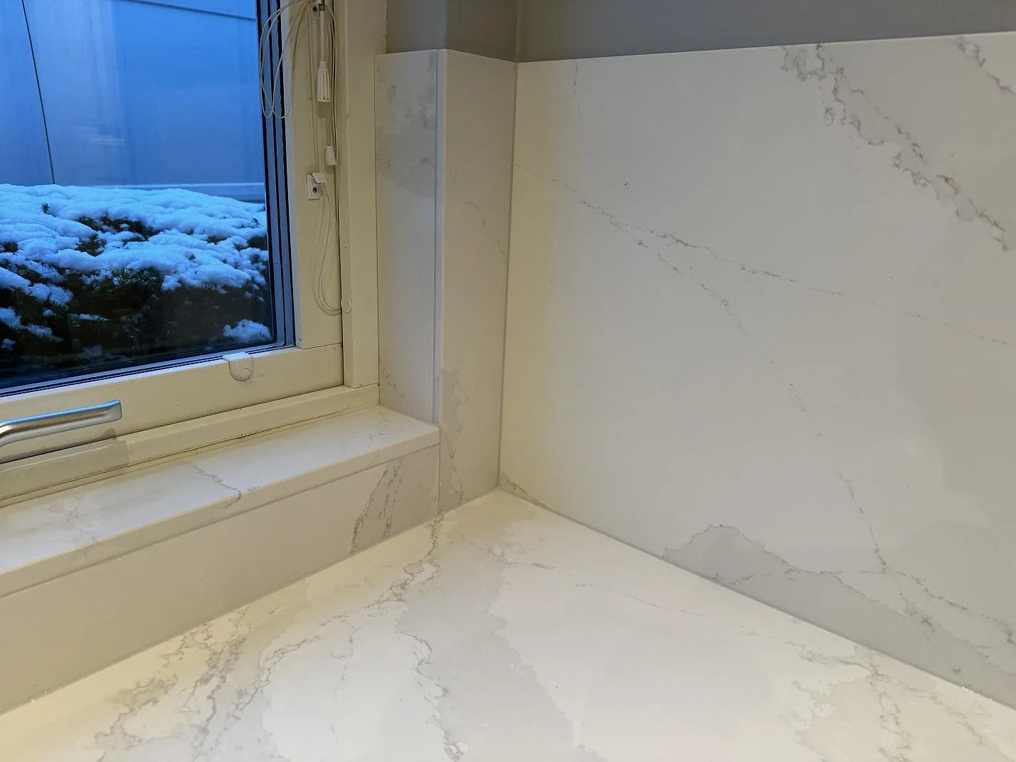 Køkkenbordplade i Silestone Eternal Calacatta Gold, Bunkeflostrand – billede 6
